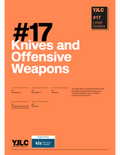 YJLC Legal Guide - Knives and Offensive Weapons