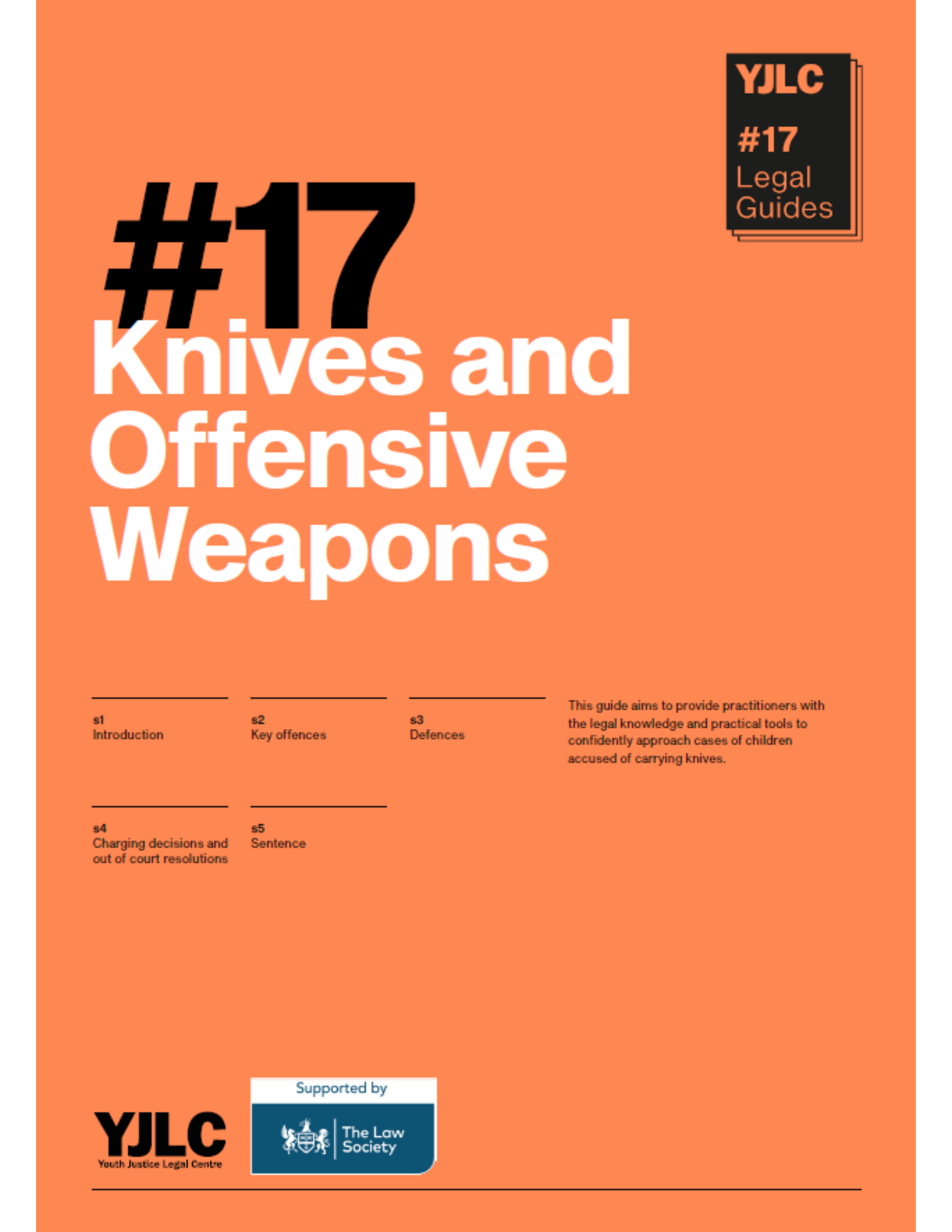 YJLC Legal Guide - Knives and Offensive Weapons